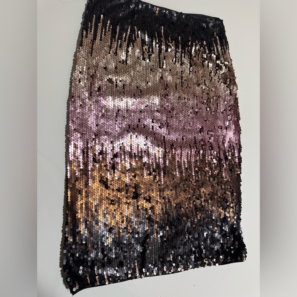 Sequin multicolor midi Skirt - Picture 6 of 12